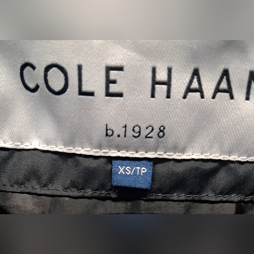 Cole Haan Charcoal Quilted Vest Size XS - Picture 2 of 4